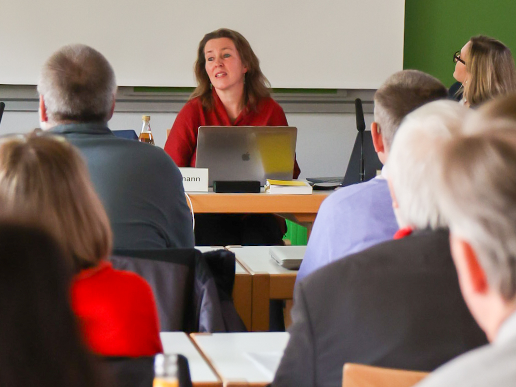  – Prof. Dr. Katja Schupp zu Gast beim LGT des DJV in Mainz. Foto: Andreas Danner